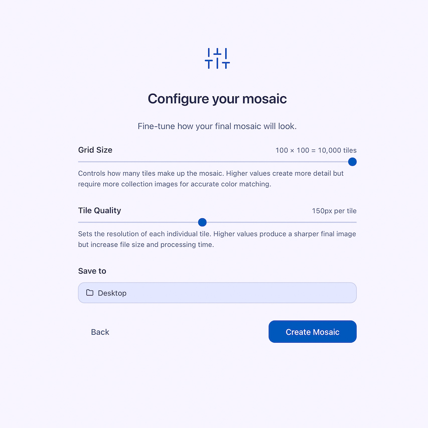 Generate and share